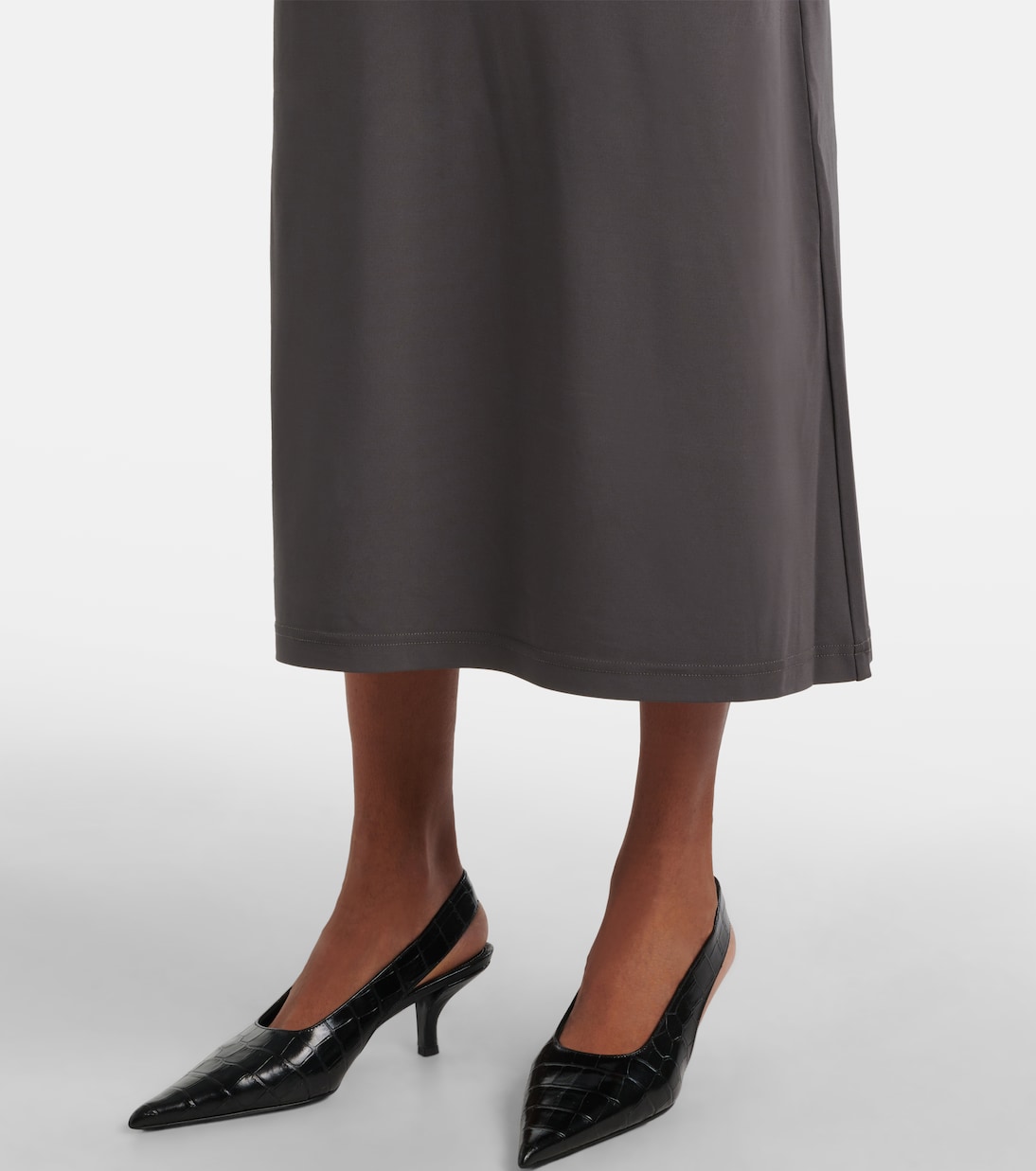 Draped jersey midi dress | Toteme