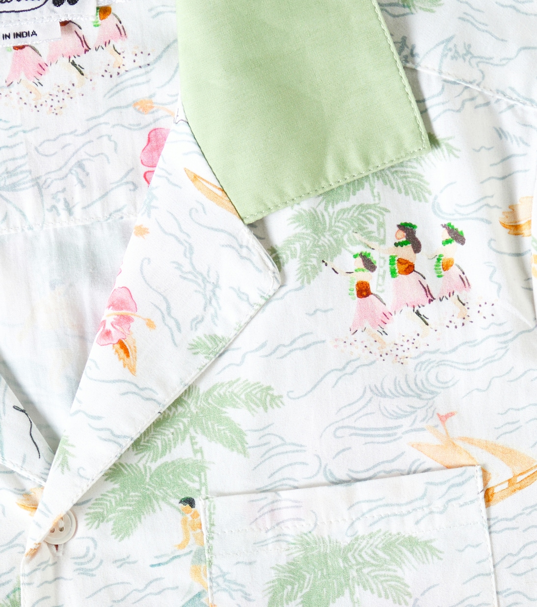 Steve printed cotton poplin shirt | Bonpoint