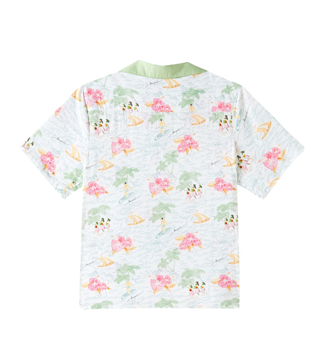 Steve printed cotton poplin shirt | Bonpoint