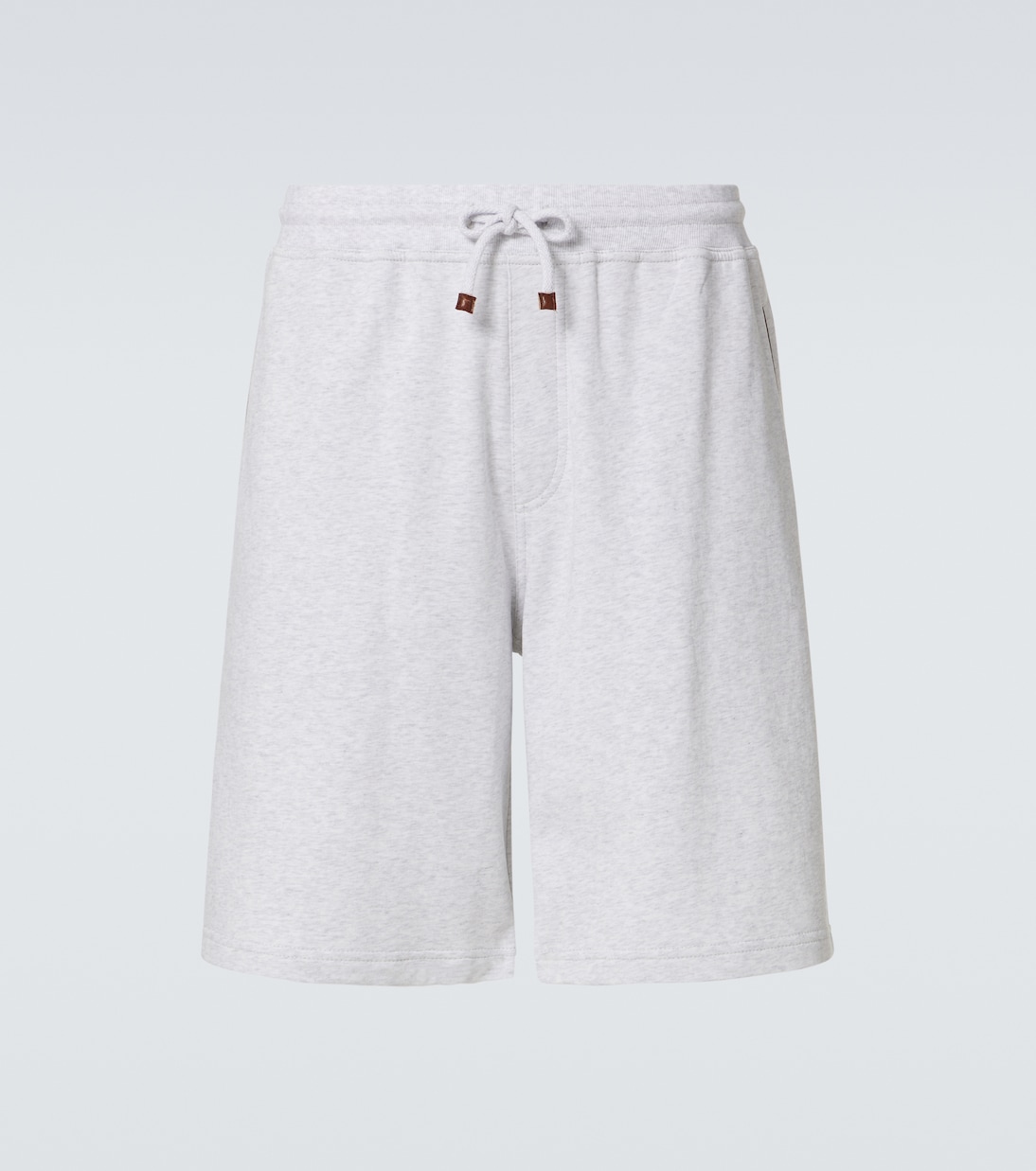 Cotton-blend jersey shorts | Brunello Cucinelli