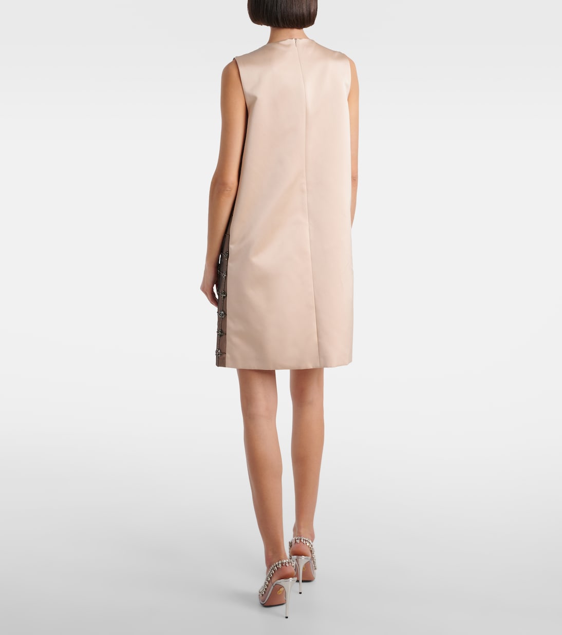 Verziertes Minikleid Acino aus Tüll und Satin | Max Mara