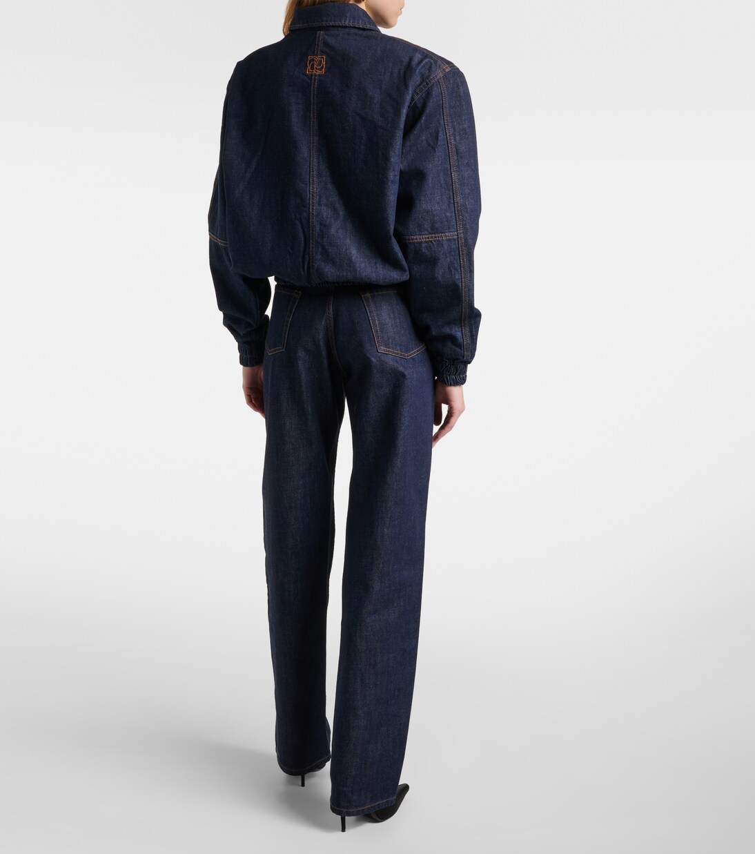 Oversized denim bomber jacket | Magda Butrym