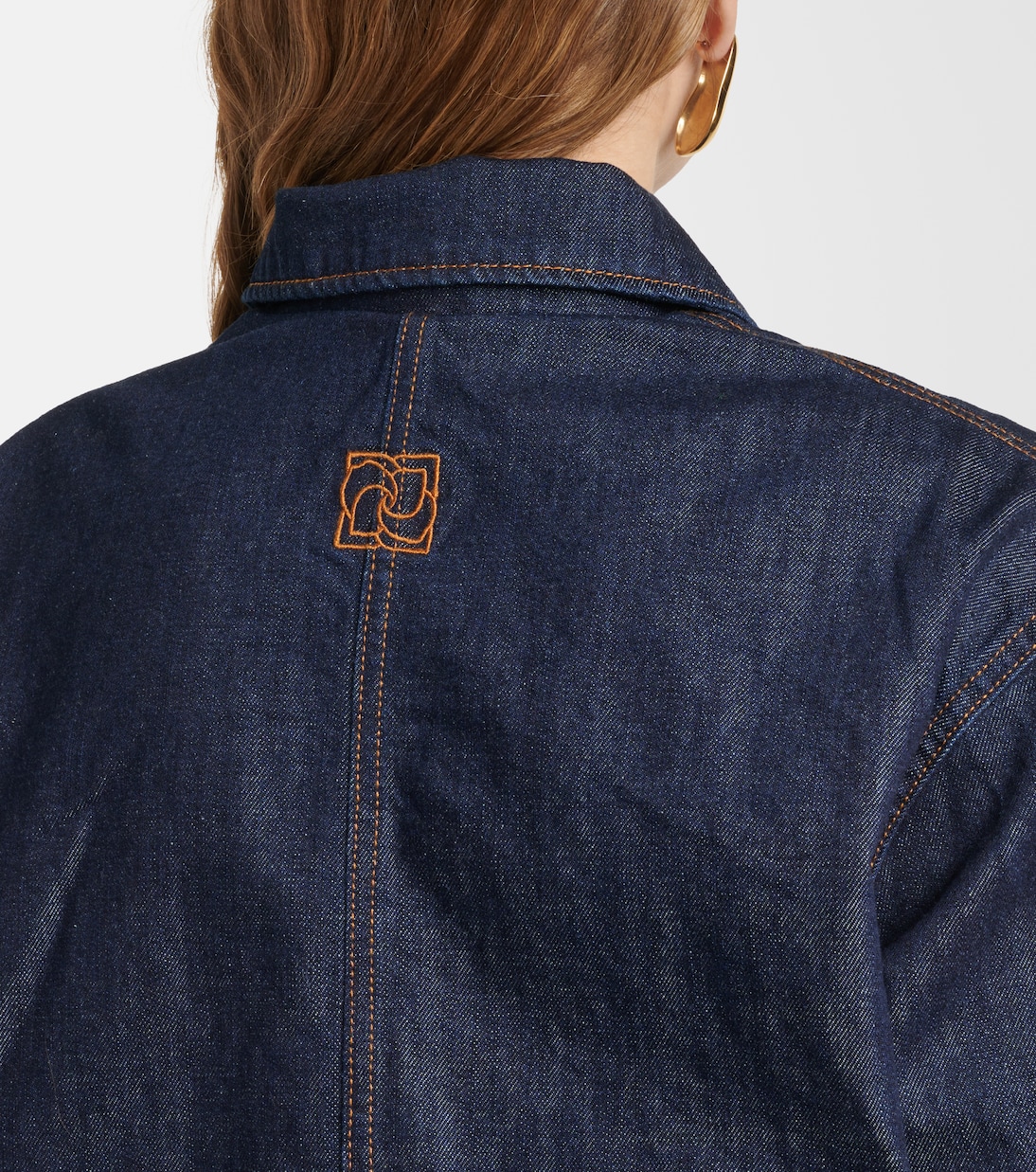 Oversized denim bomber jacket | Magda Butrym