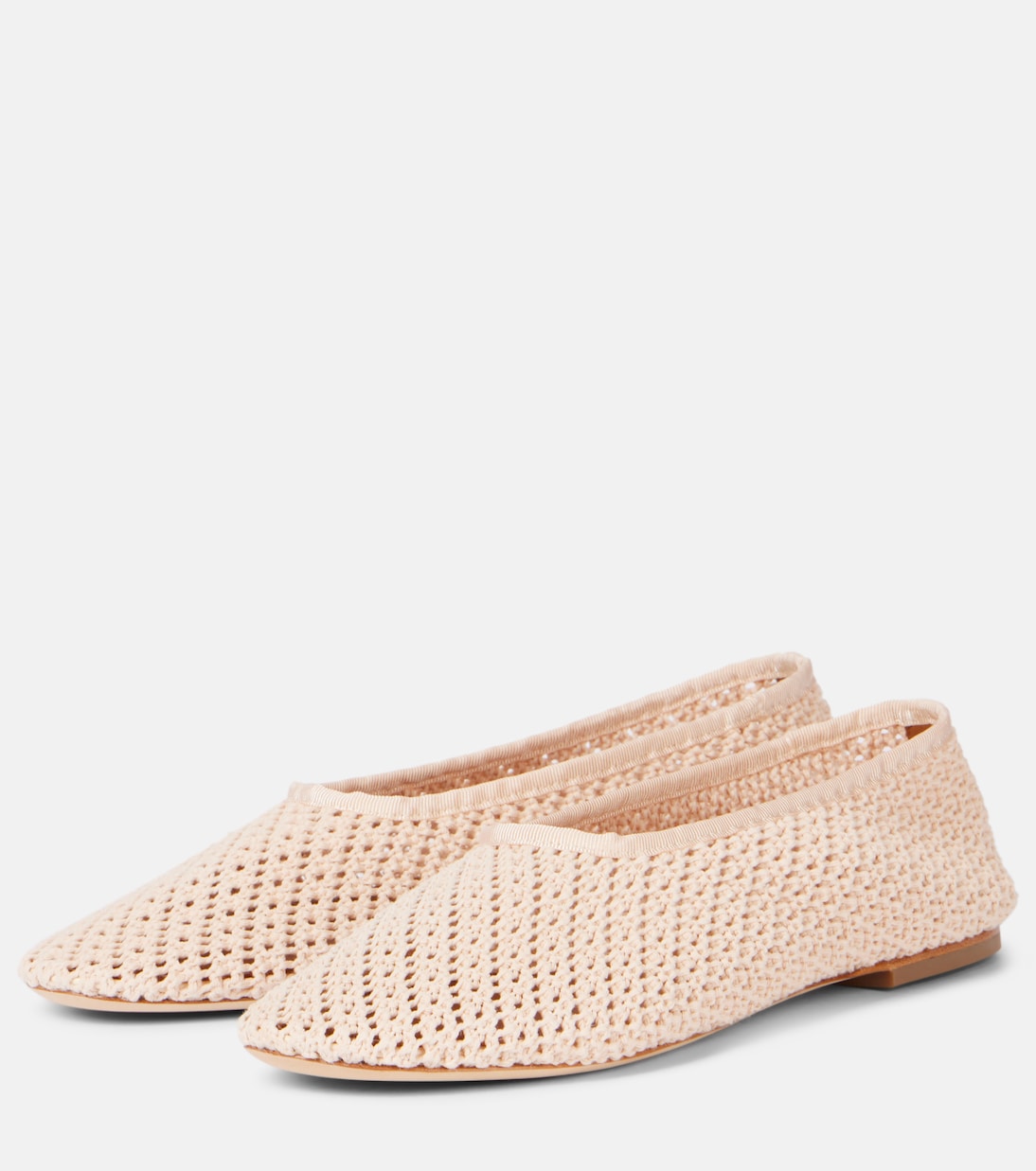 Alba crochet ballet flats | Staud