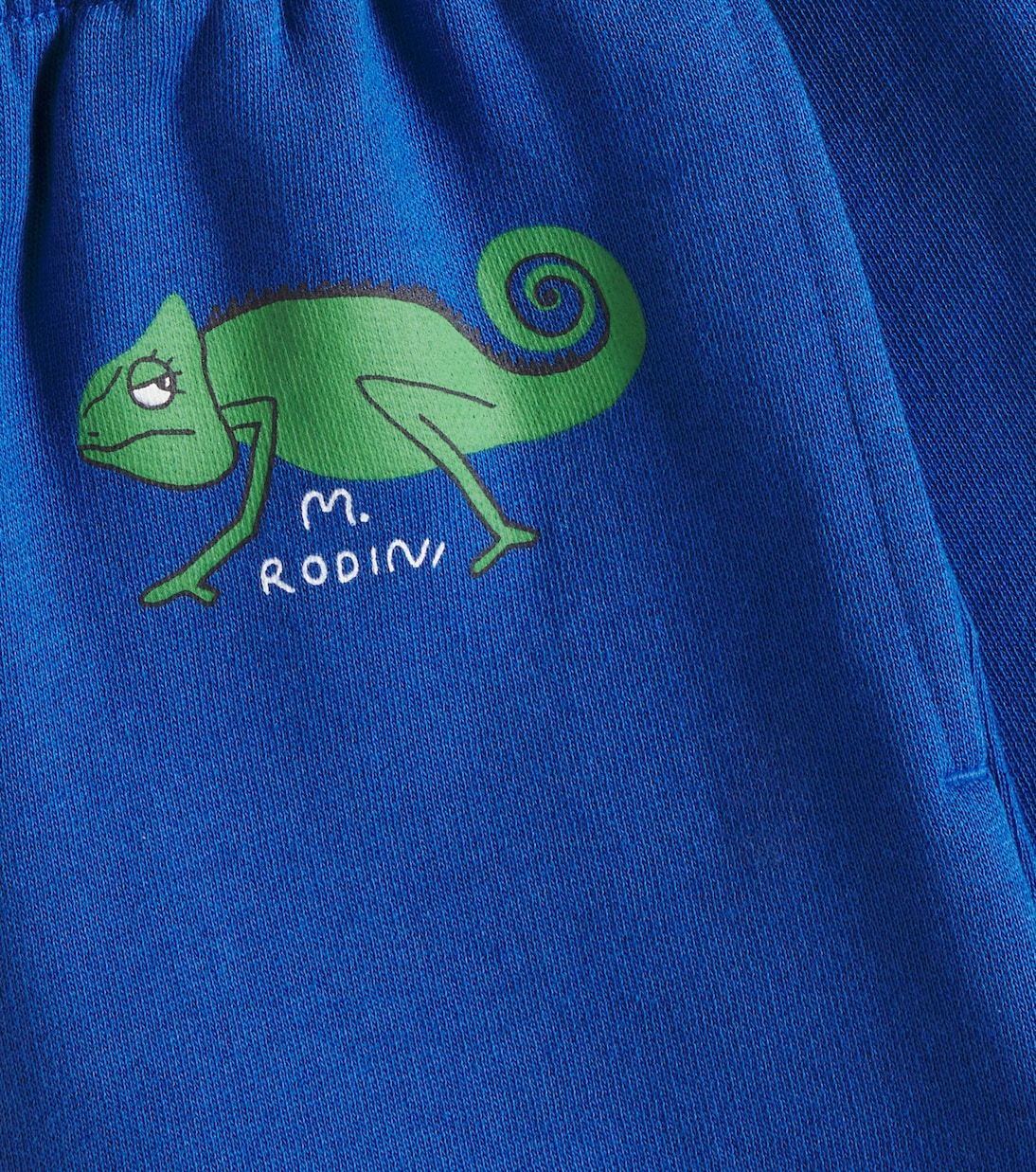 Lizard printed cotton Bermuda shorts | Mini Rodini