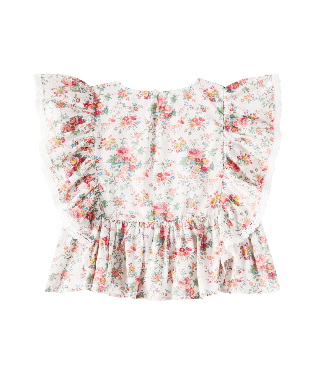 Ines floral cotton voile top | Louise Misha