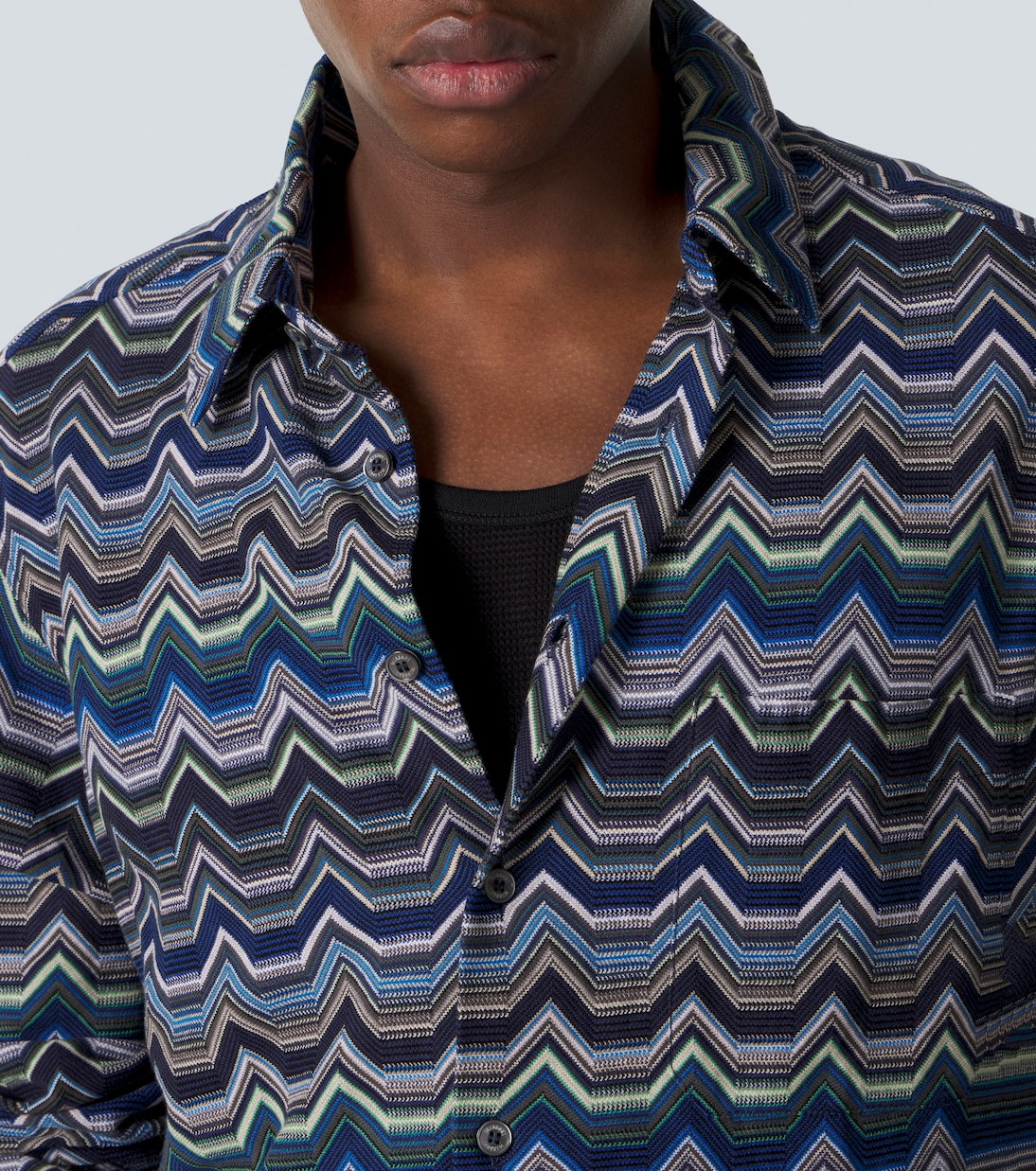 Zigzag cotton shirt | Missoni