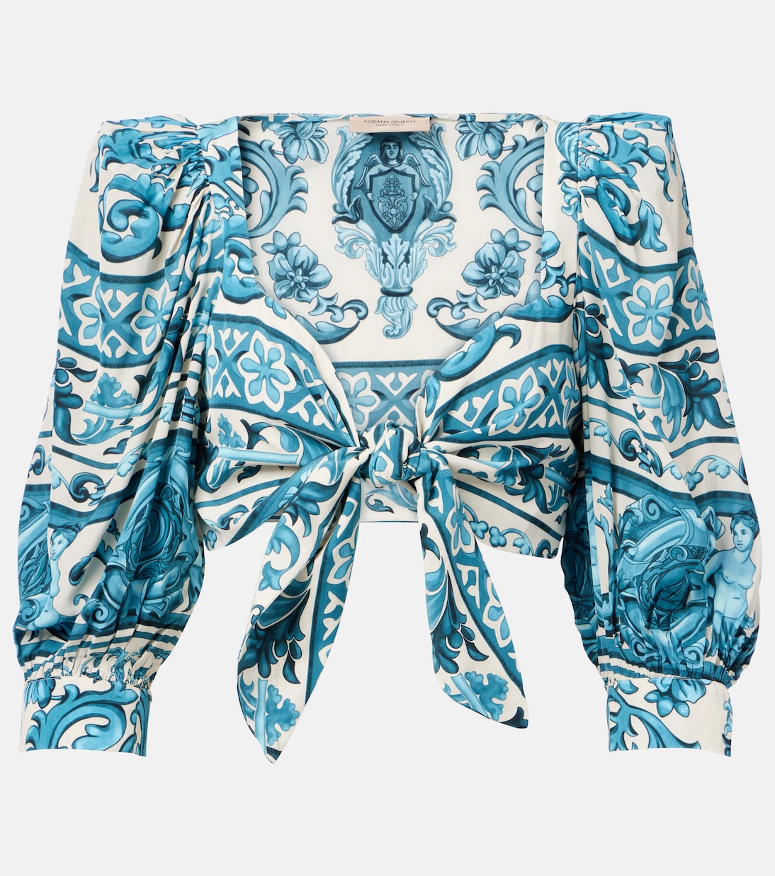 Bedrucktes Cropped-Top | Adriana Degreas