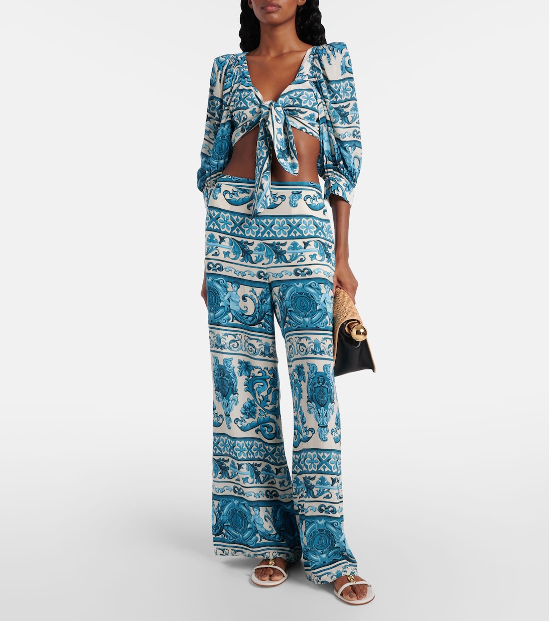 Bedrucktes Cropped-Top | Adriana Degreas