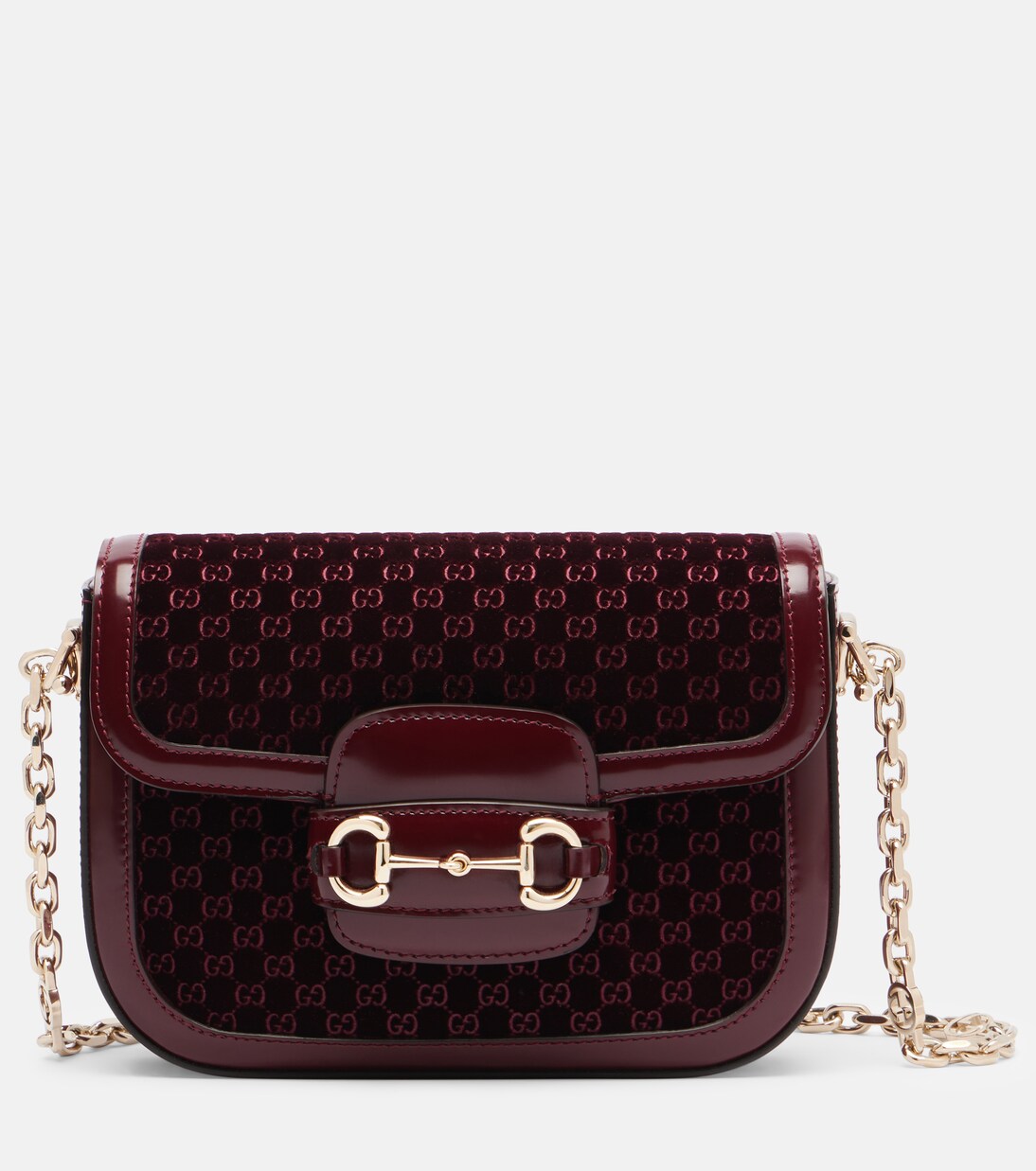 Gucci Horsebit 1955 Small velvet shoulder bag | Gucci