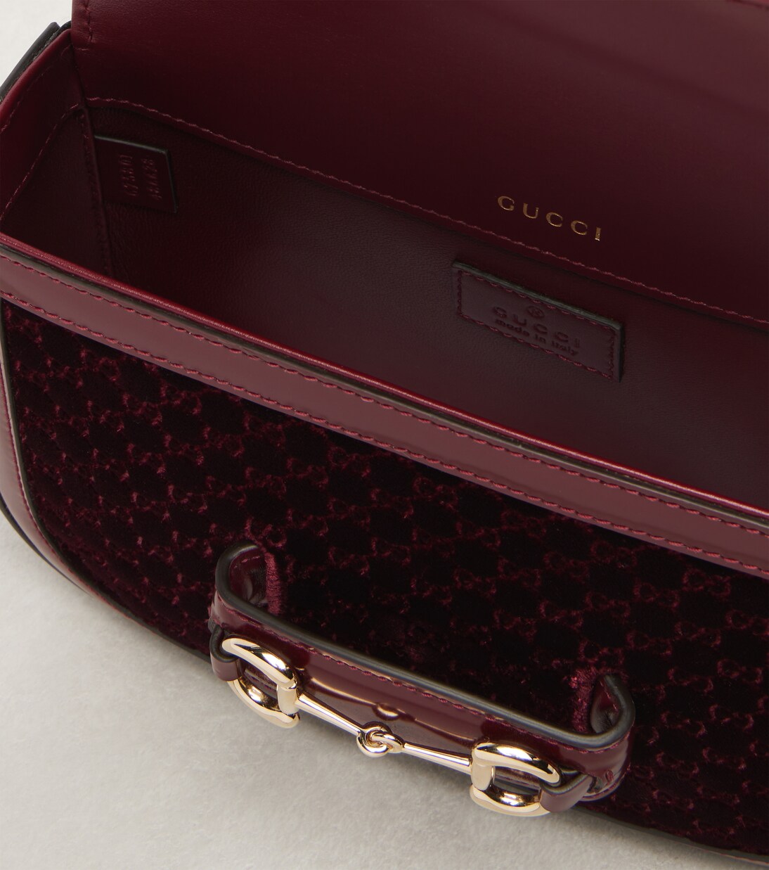 Gucci Horsebit 1955 Small velvet shoulder bag | Gucci