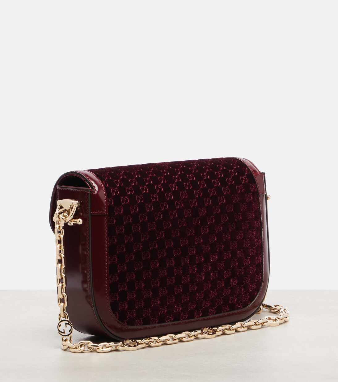 Gucci Horsebit 1955 Small velvet shoulder bag | Gucci