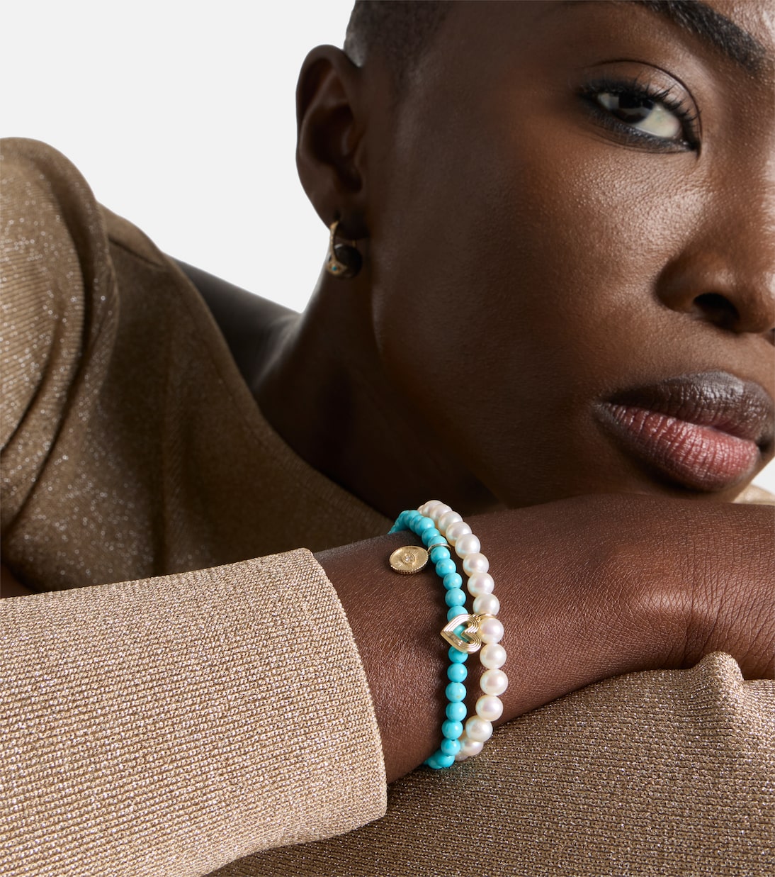 Collana piccola in oro 14kt con diamante | Sydney Evan