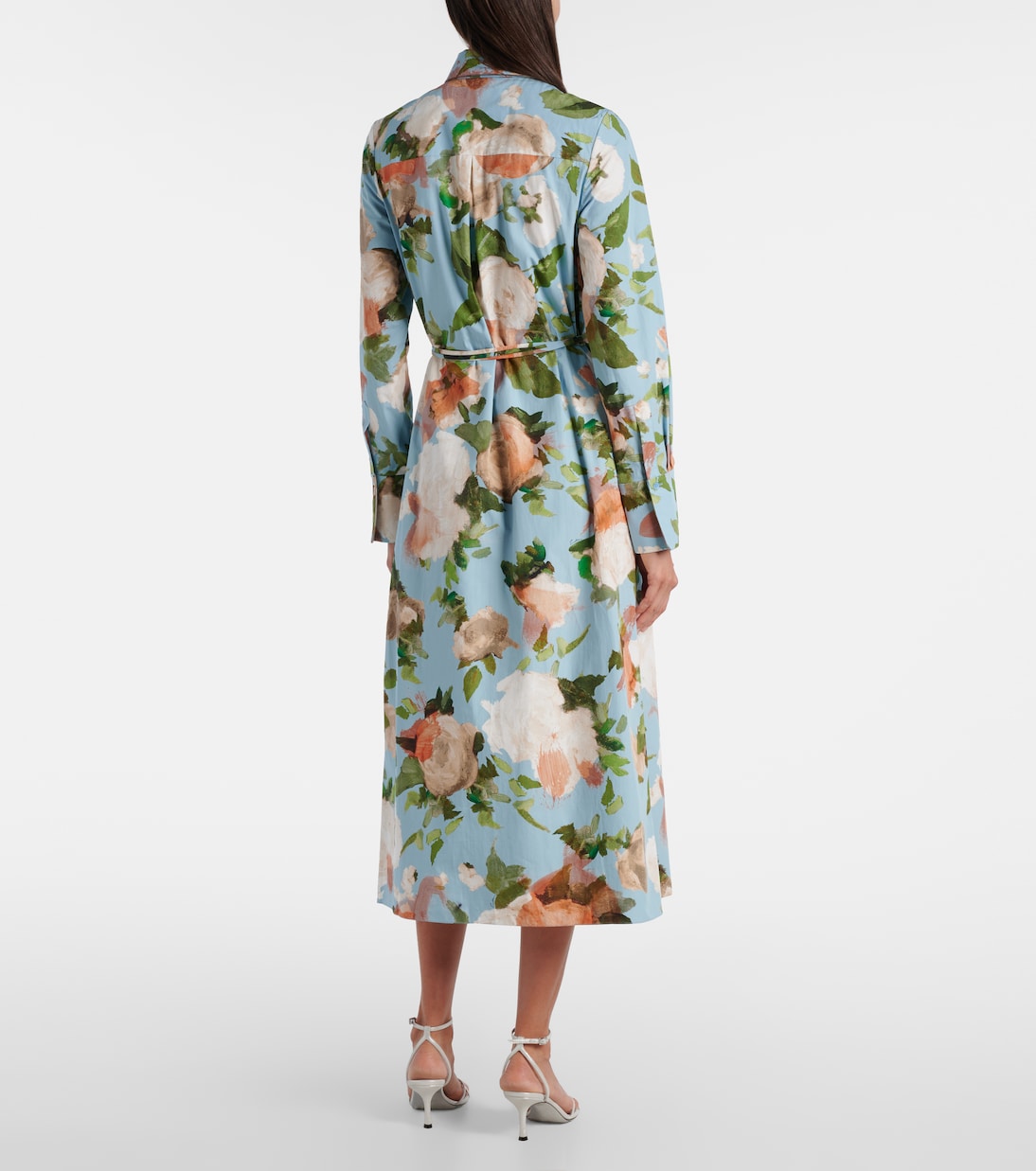 Robe chemise à fleurs | Erdem