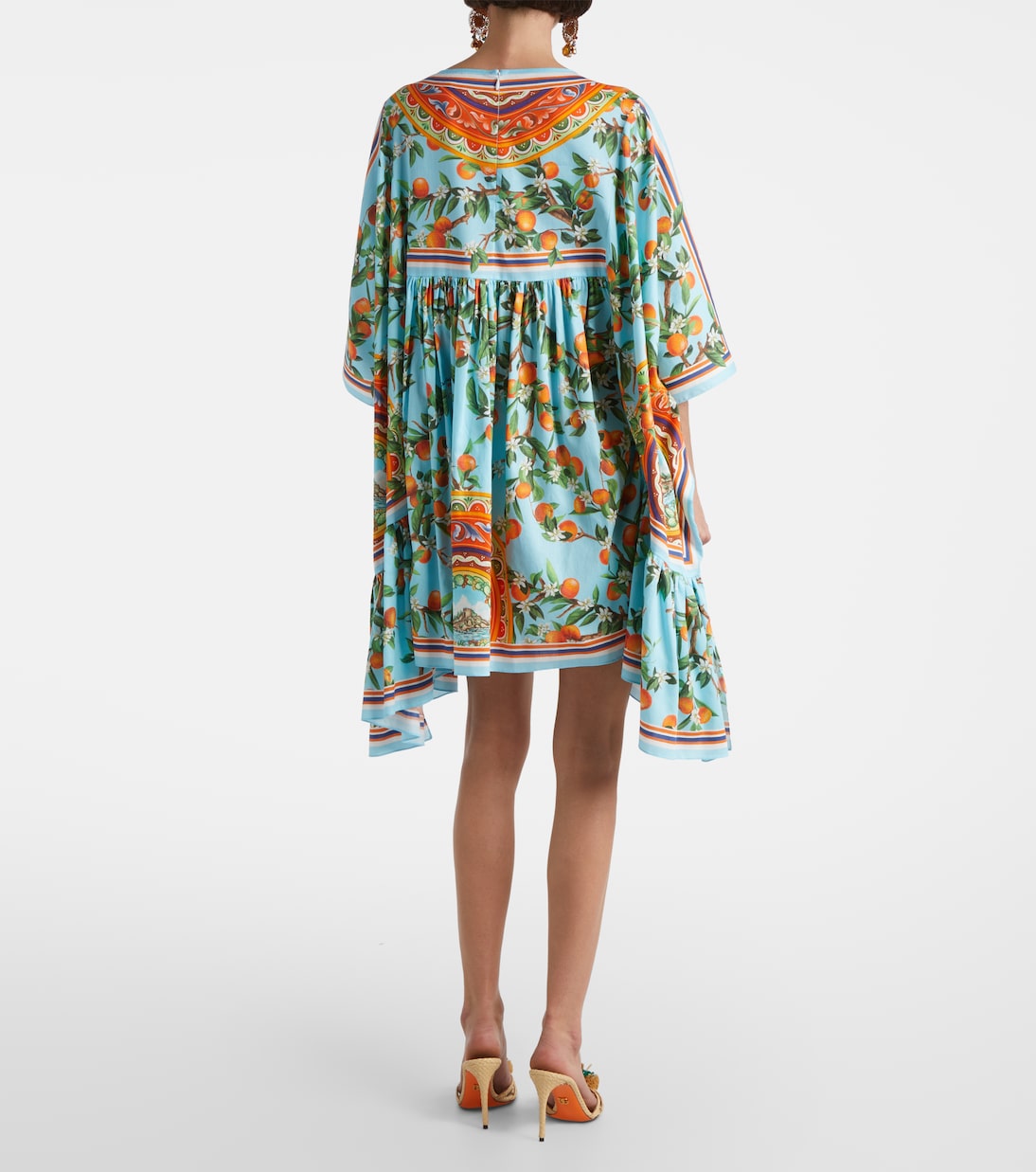 Bedruckter Kaftan aus Baumwolle | Dolce&Gabbana