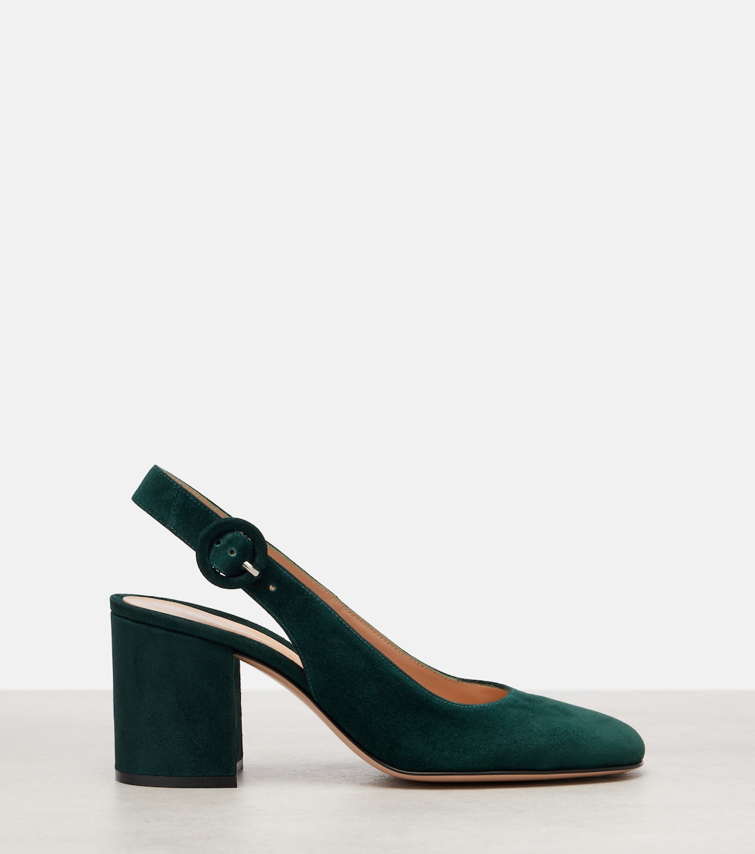 Suede slingback pumps | Gianvito Rossi