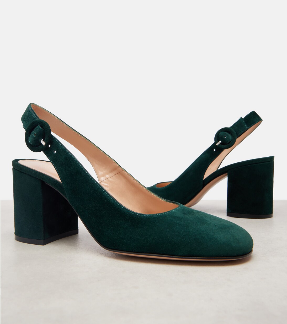Suede slingback pumps | Gianvito Rossi