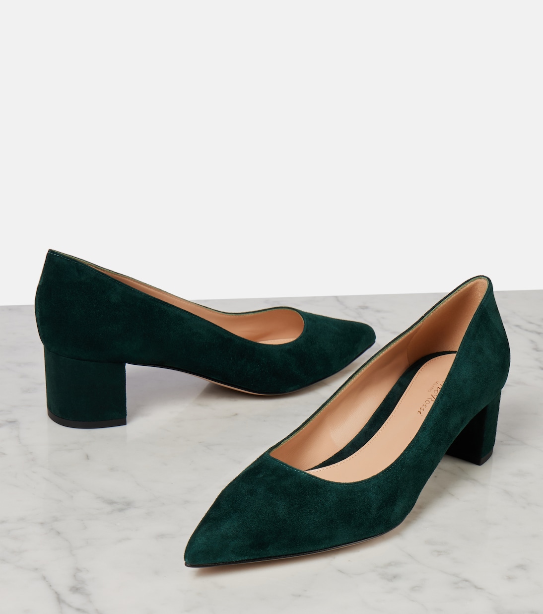 Escarpins Piper 45 en daim | Gianvito Rossi