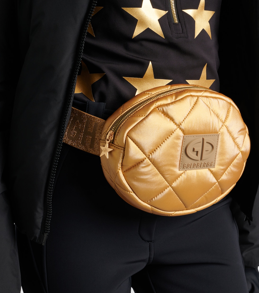 French Small quilted belt bag | Goldbergh