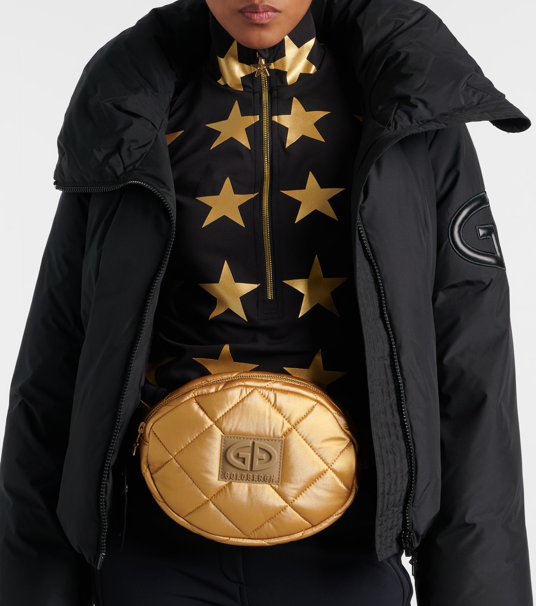 French Small quilted belt bag | Goldbergh