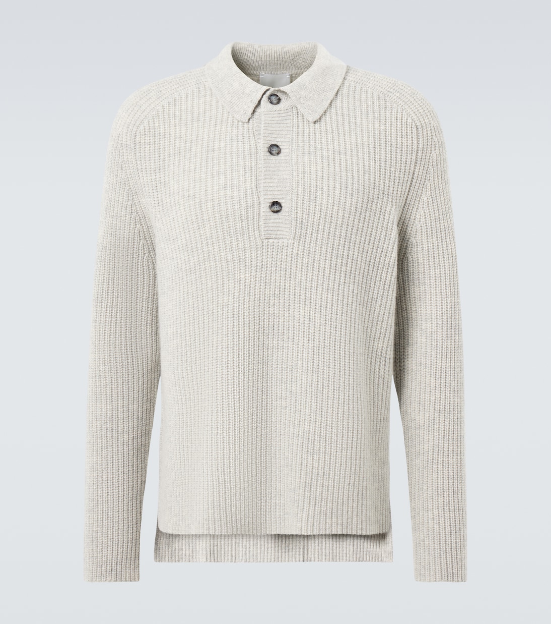 Wool and cashmere polo sweater | Allude