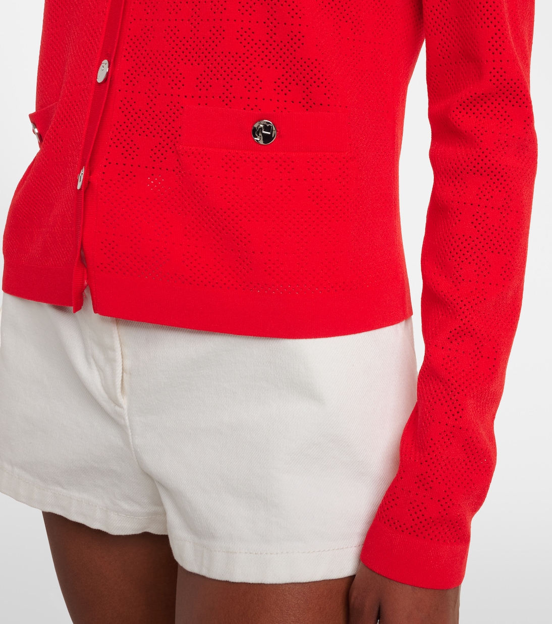 Cardigan T Monogram aus Jacquard | Tory Burch