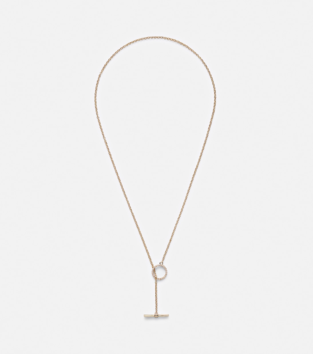 Halskette aus 10kt Gelbgold (417/1000) mit Diamanten | Stone and Strand