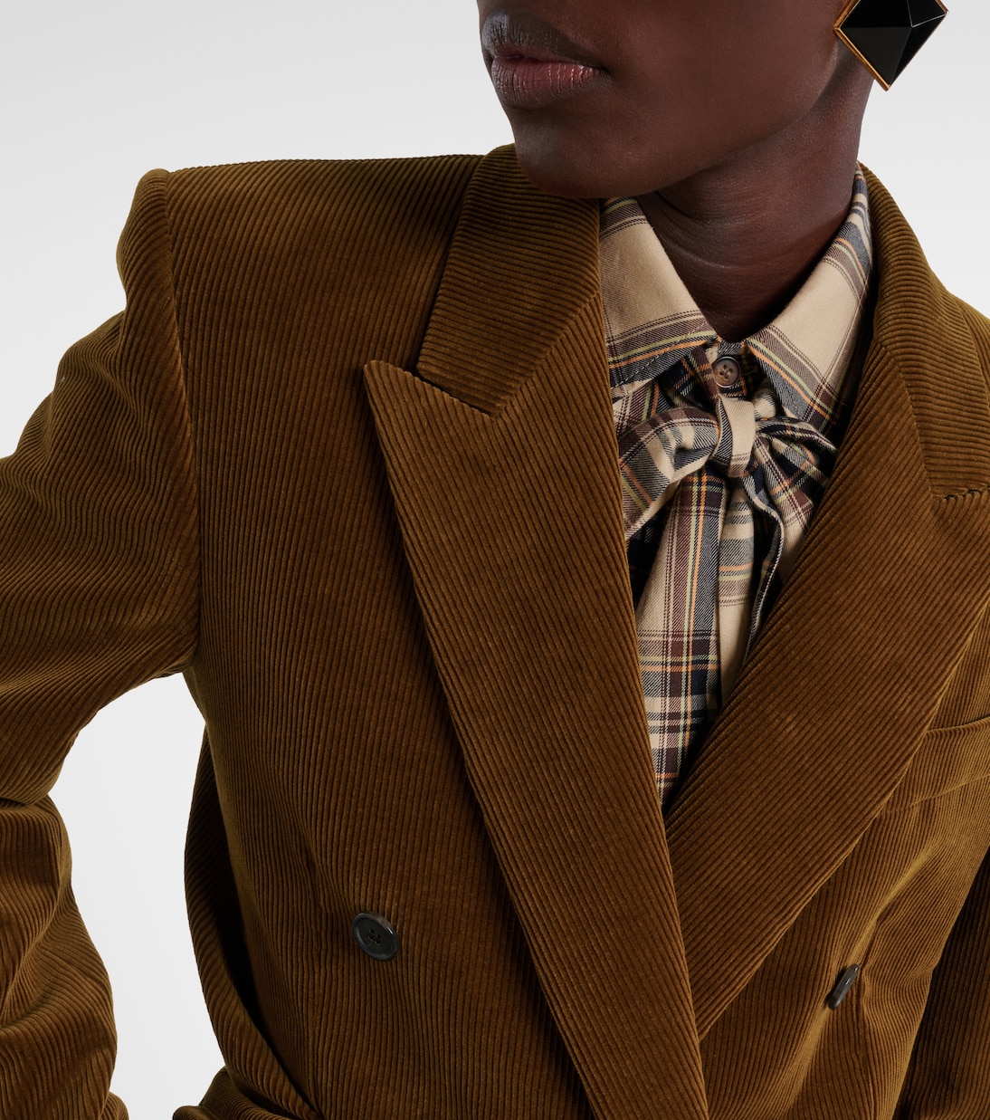 Blazer aus Baumwoll-Cord | Saint Laurent