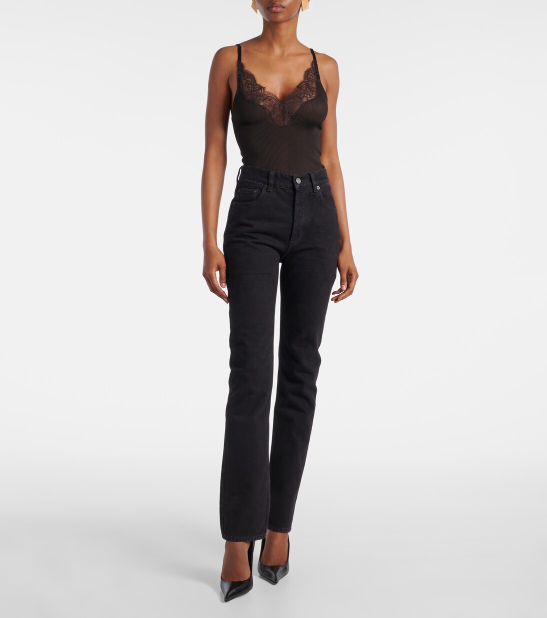 90s high-rise flared jeans | Saint Laurent