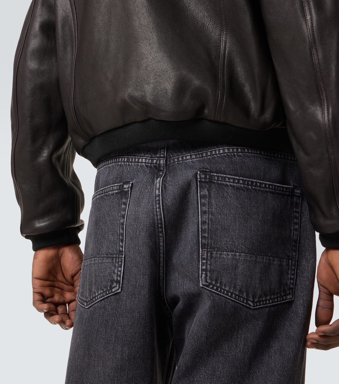 Leather bomber jacket | Frame