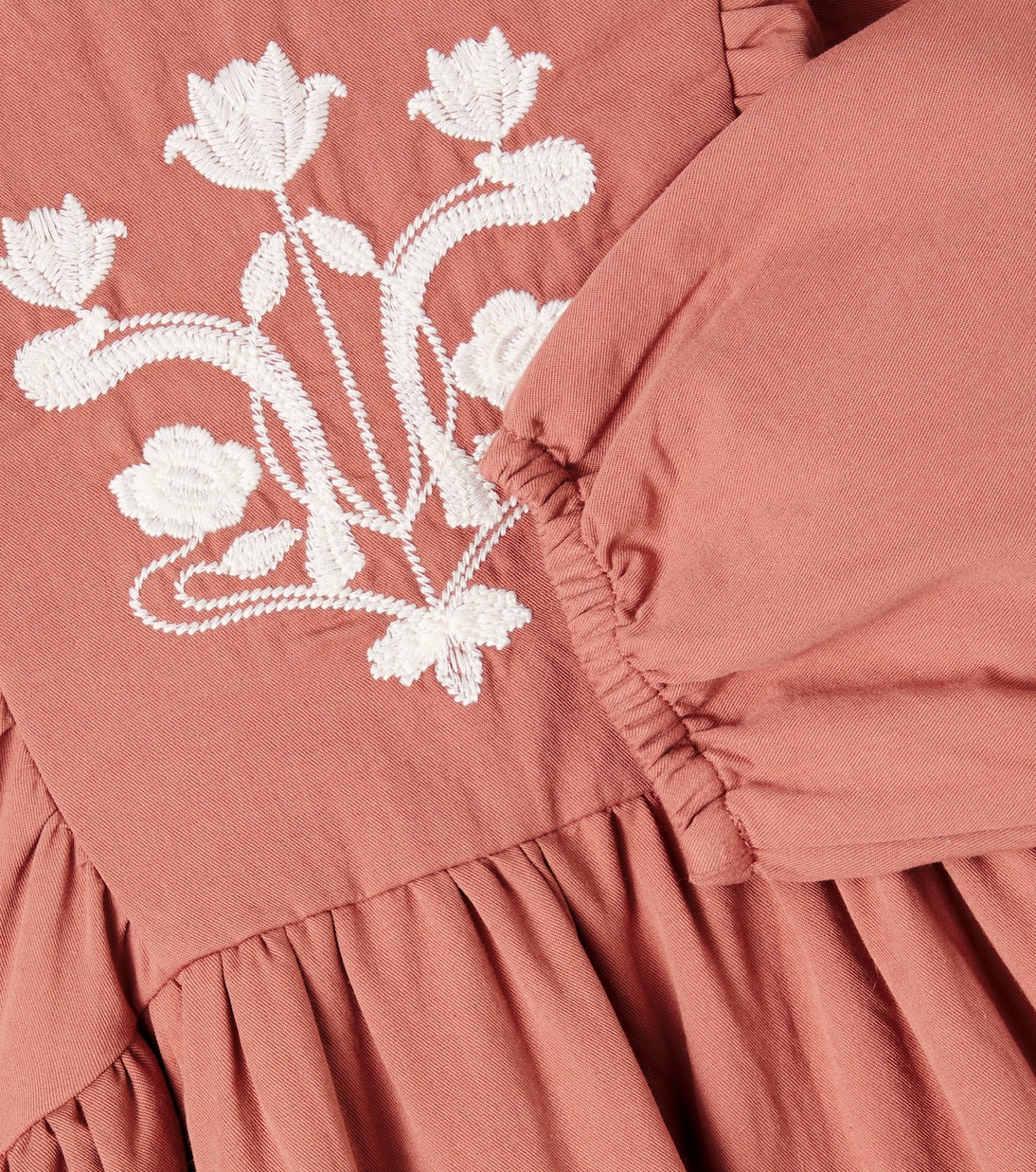 Vestido Kana de algodón bordado | C'era Una Volta