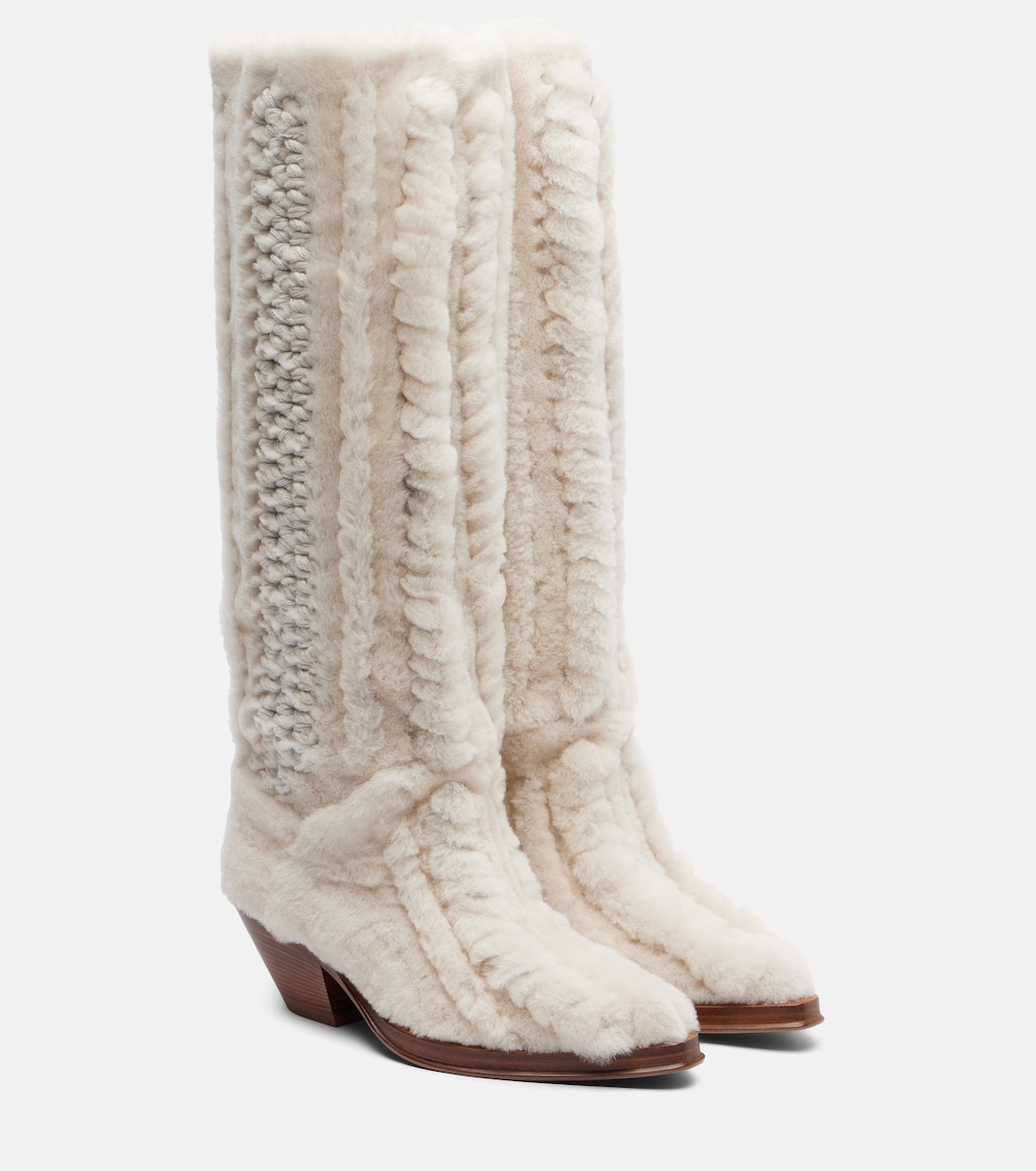 Joseph shearling knee-high boots | Gabriela Hearst