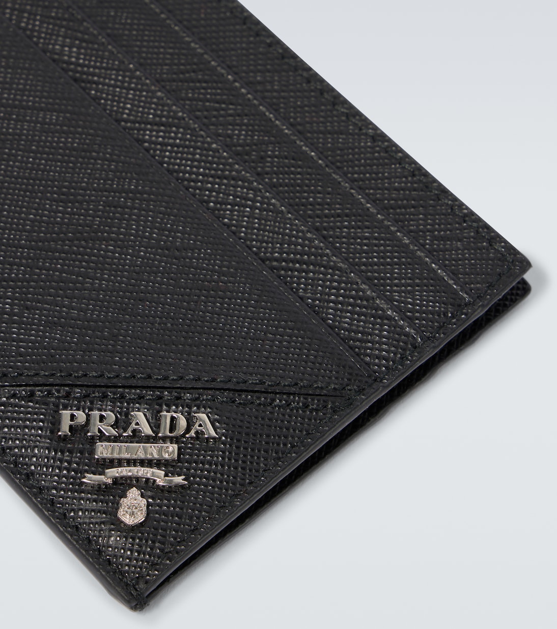 Logo Saffiano leather card holder | Prada