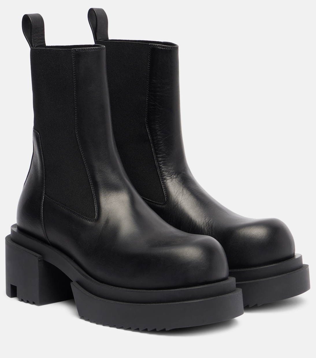 Beatle leather platform Chelsea boots | Rick Owens