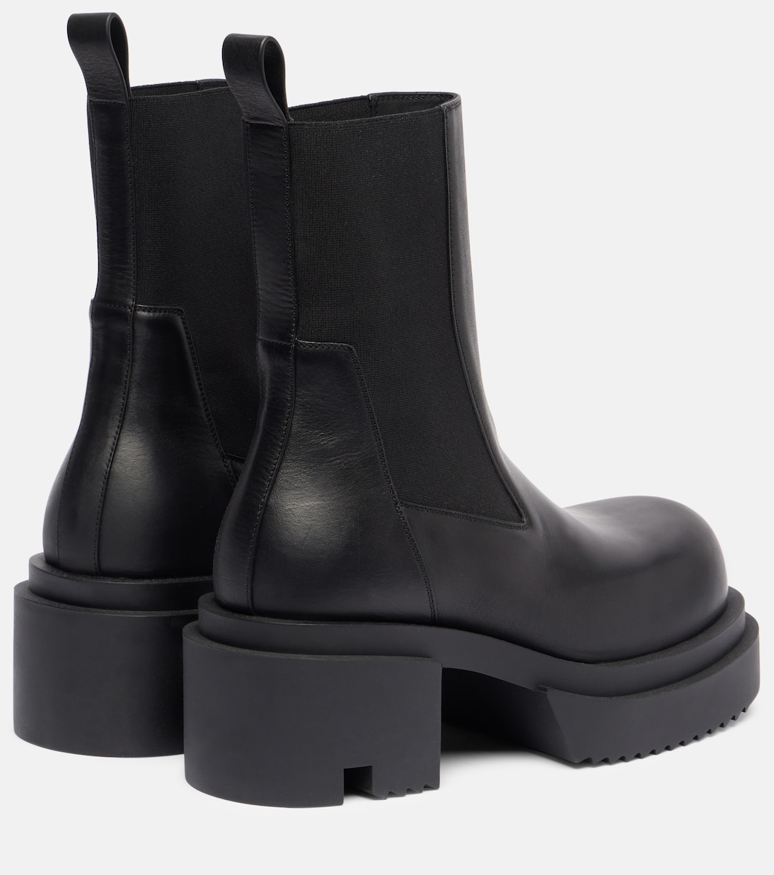 Beatle leather platform Chelsea boots | Rick Owens