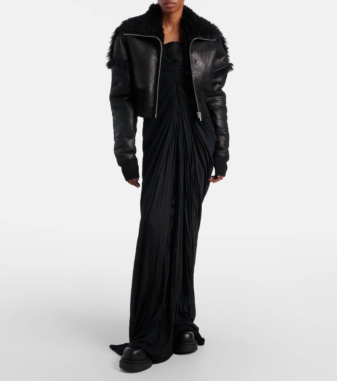 Beatle leather platform Chelsea boots | Rick Owens