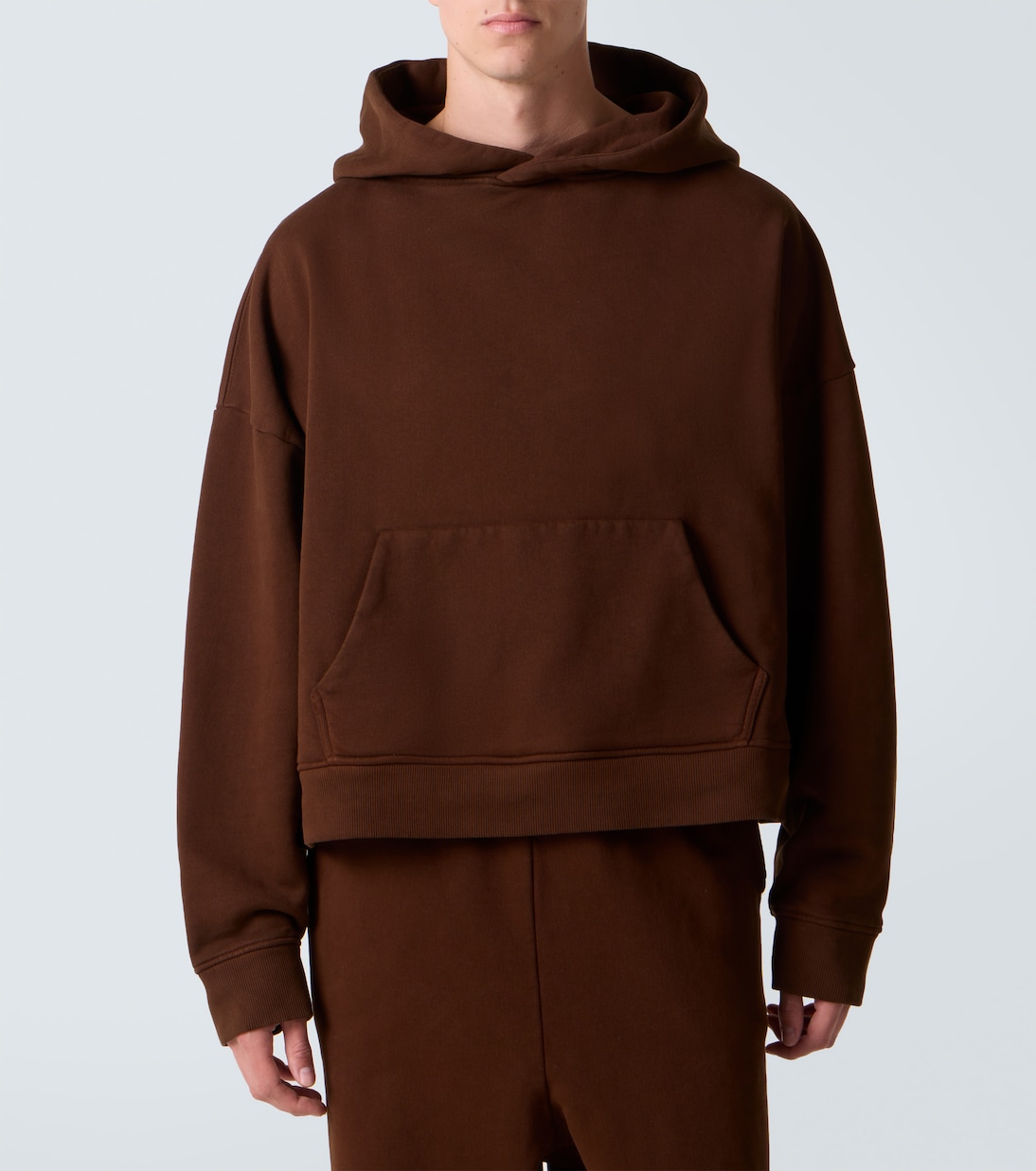 Cropped cotton hoodie | Entire Studios