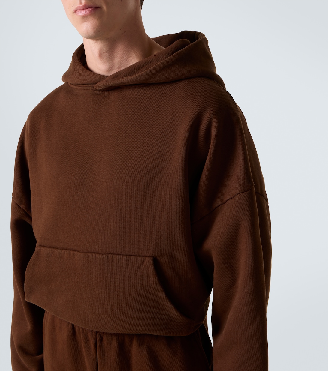 Cropped cotton hoodie | Entire Studios