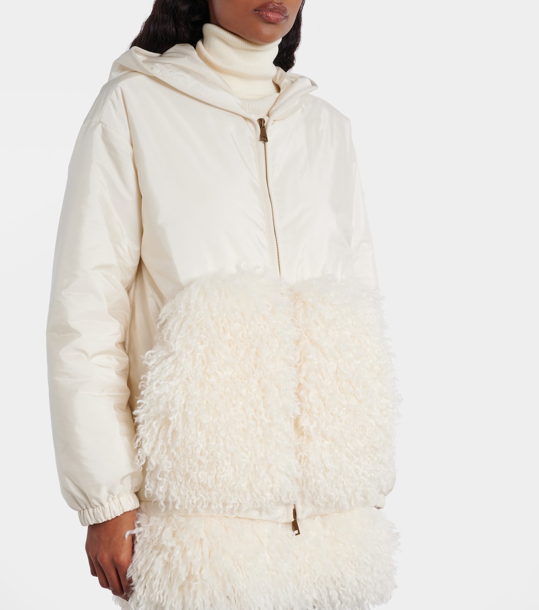 Paneled zip-up hoodie | Moncler