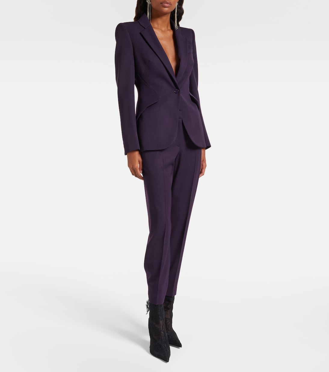 Wool slim pants | McQueen