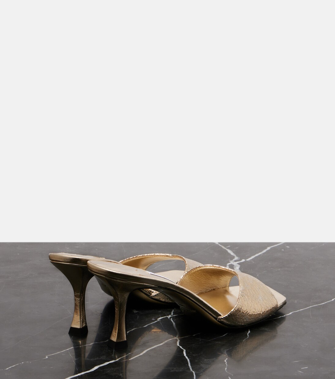 Skye 70 metallic mules | Jimmy Choo