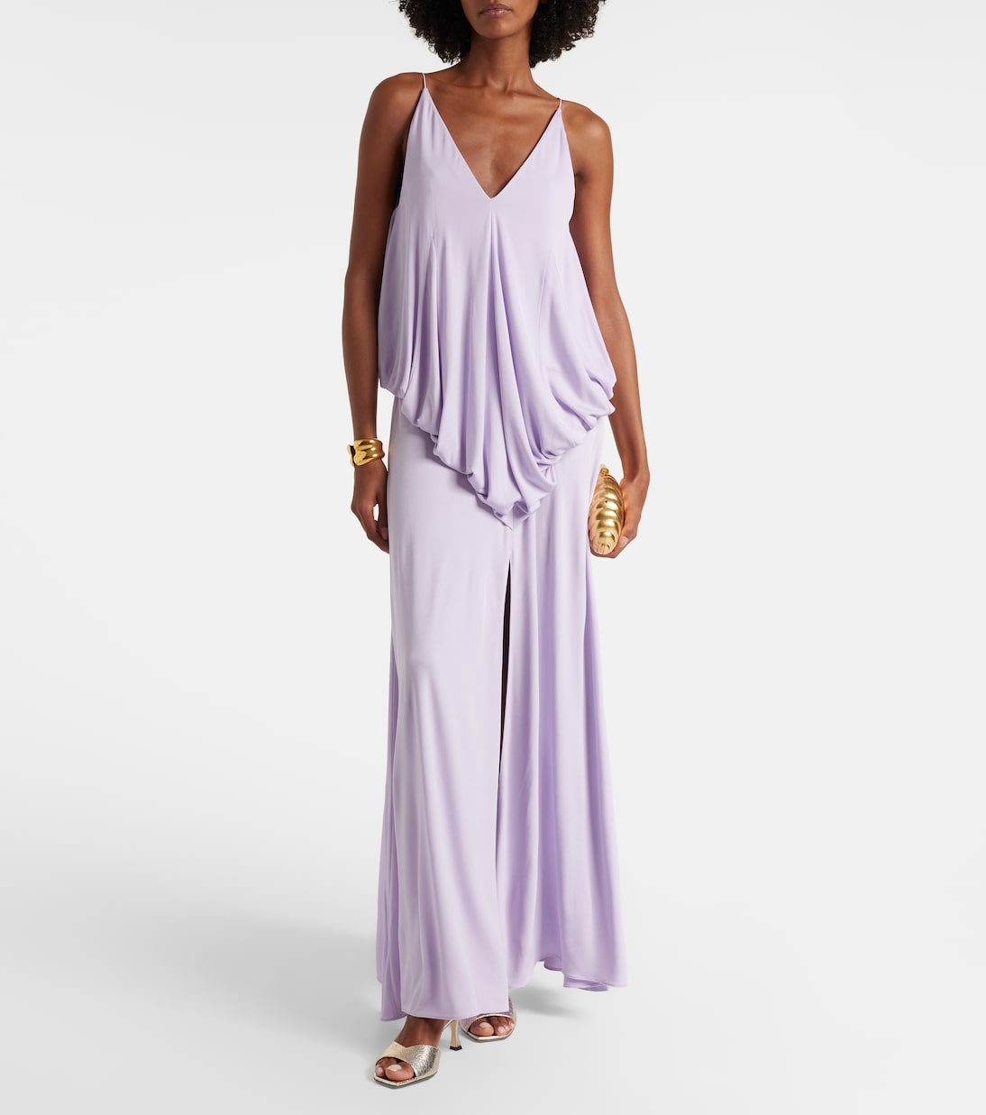 Skye 70 metallic mules | Jimmy Choo