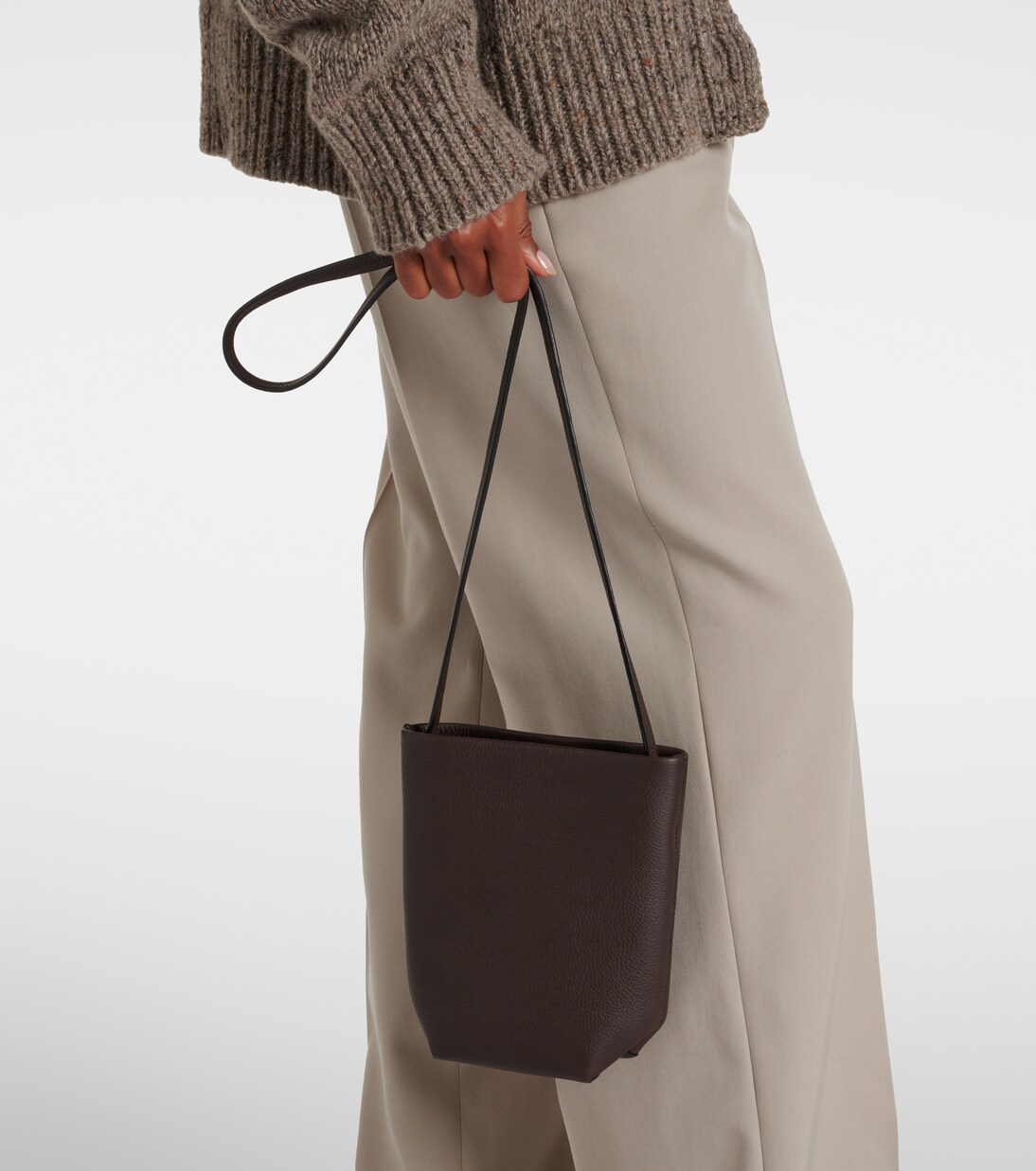 N/S Park leather crossbody bag | The Row