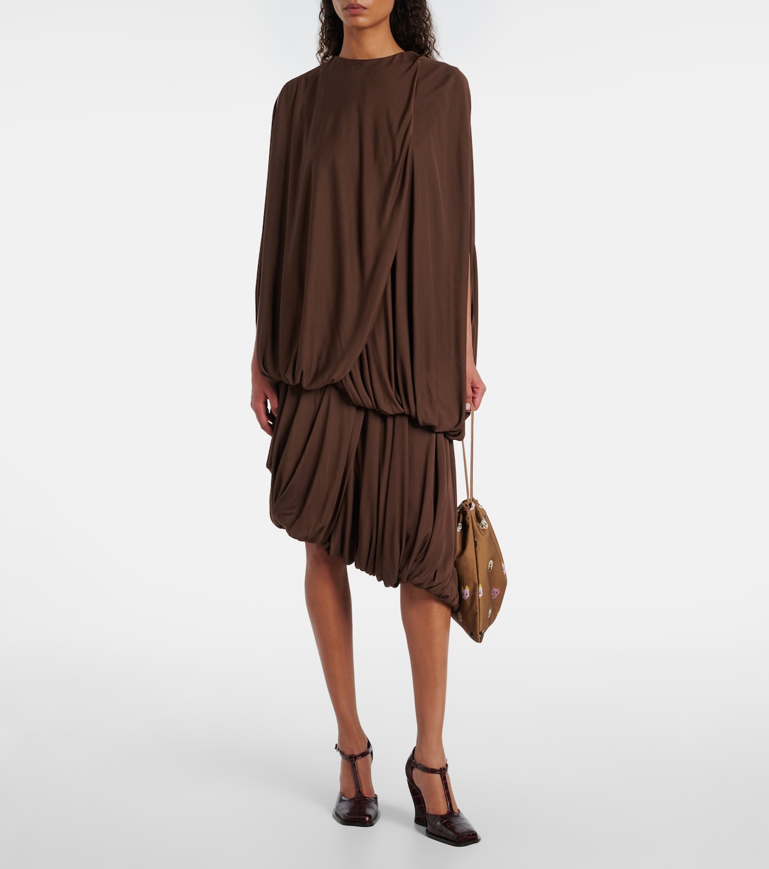 X Louis Wain Clutch aus Baumwolle mit Leder | Loewe