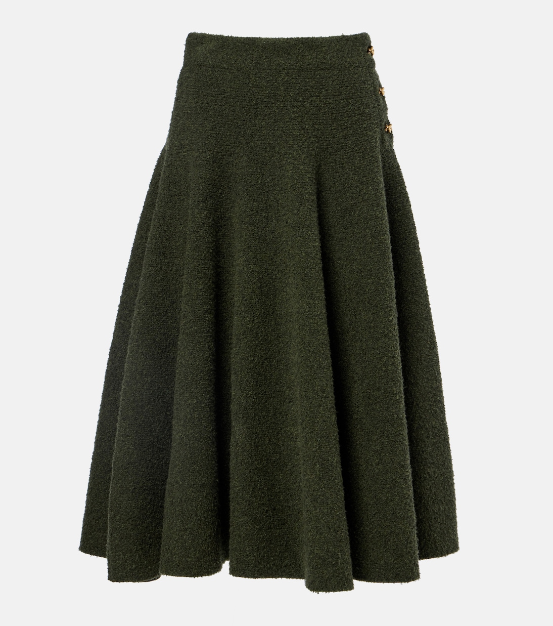 Knot bouclé midi skirt | Bottega Veneta
