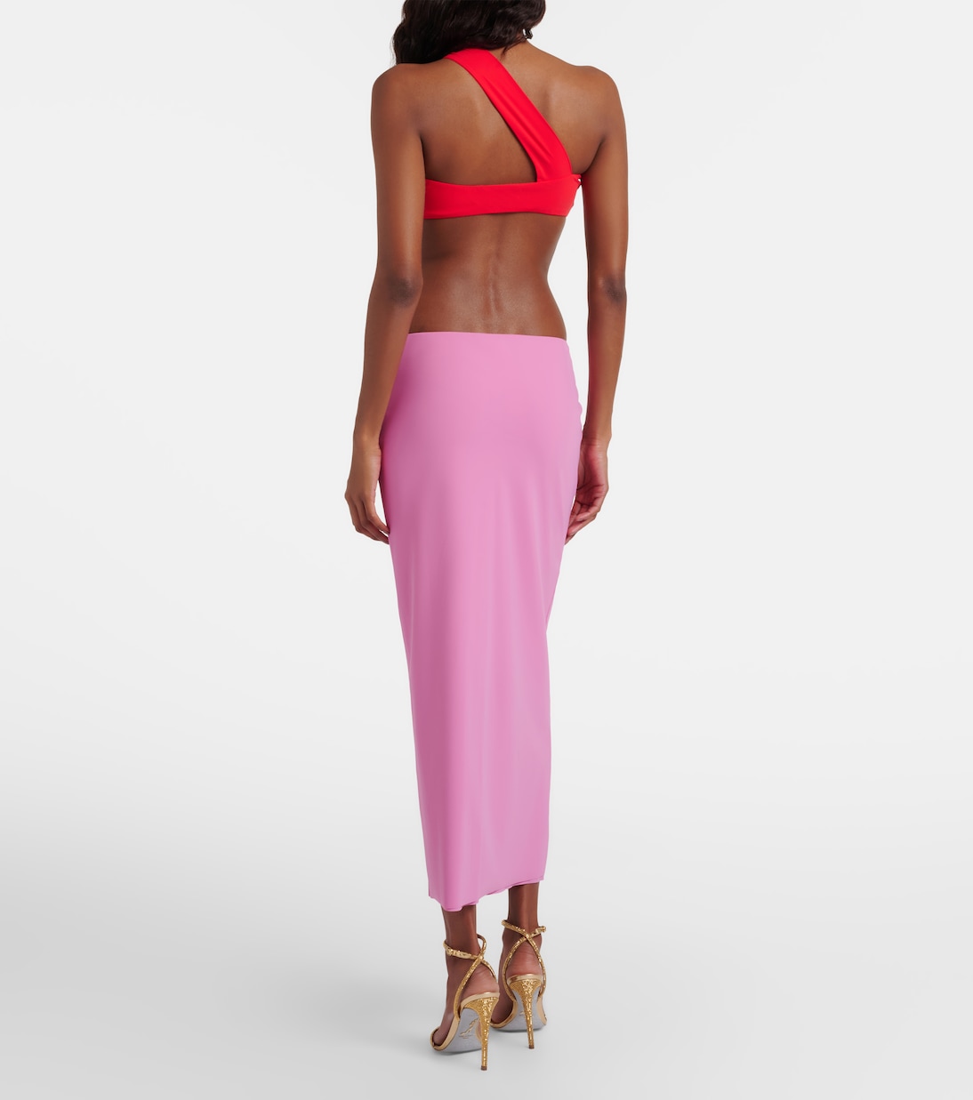 Abito midi monospalla con cut-out | Roberto Cavalli