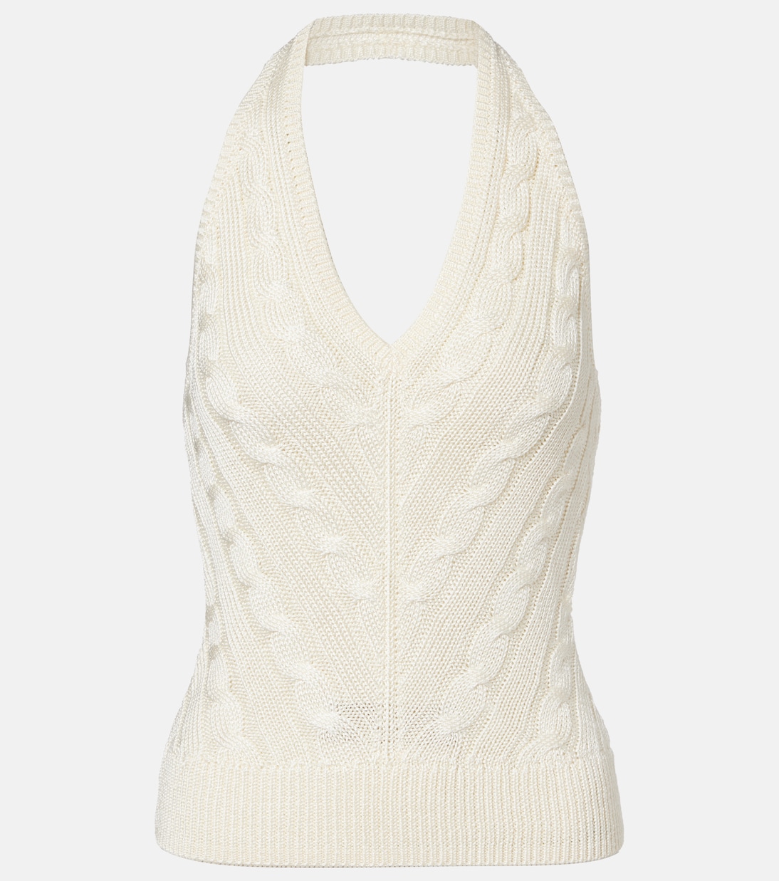 Top de seda con cuello halter | Ralph Lauren Collection