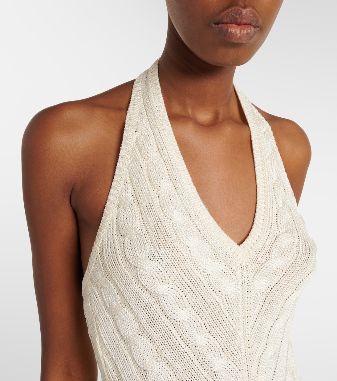 Top de seda con cuello halter | Ralph Lauren Collection