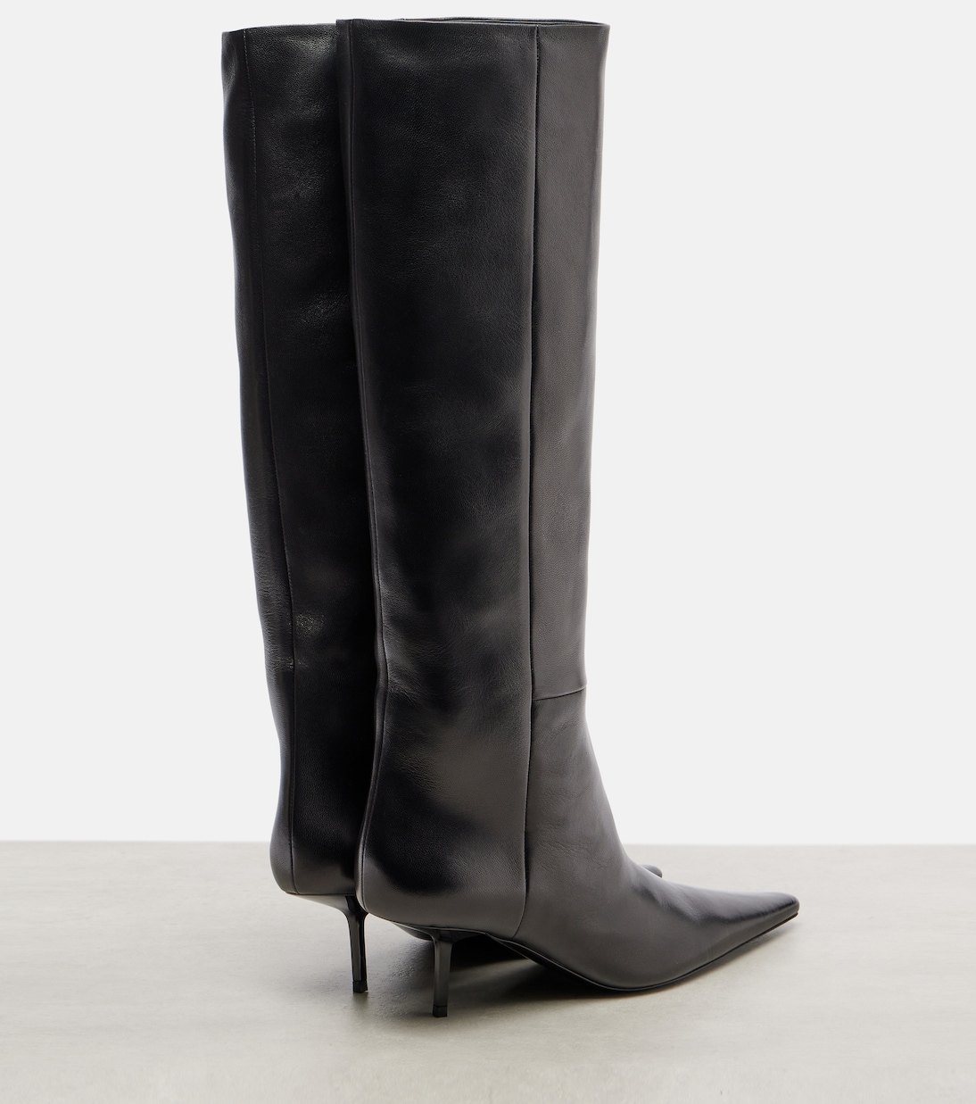 Victoire 55 leather knee-high boots | Saint Laurent