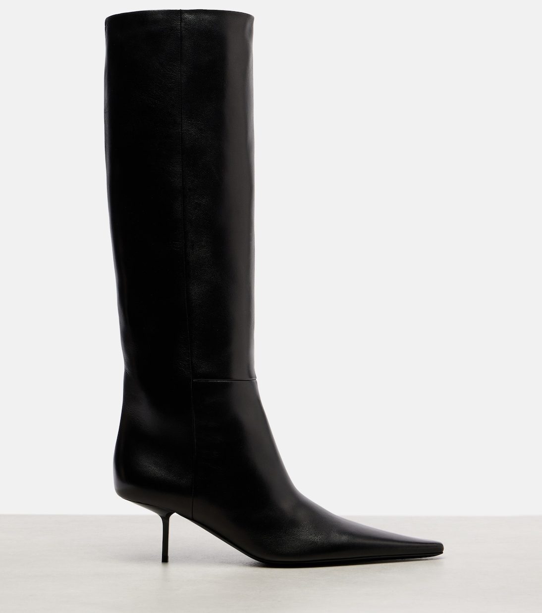 Victoire 55 leather knee-high boots | Saint Laurent